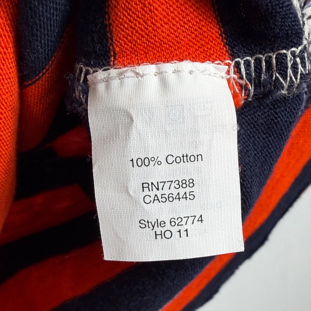 J. Crew Navy and Red Striped 3/4 Long Sleeve‎ Scoop Neck Top. Size XXS women’s - Picture 5 of 5